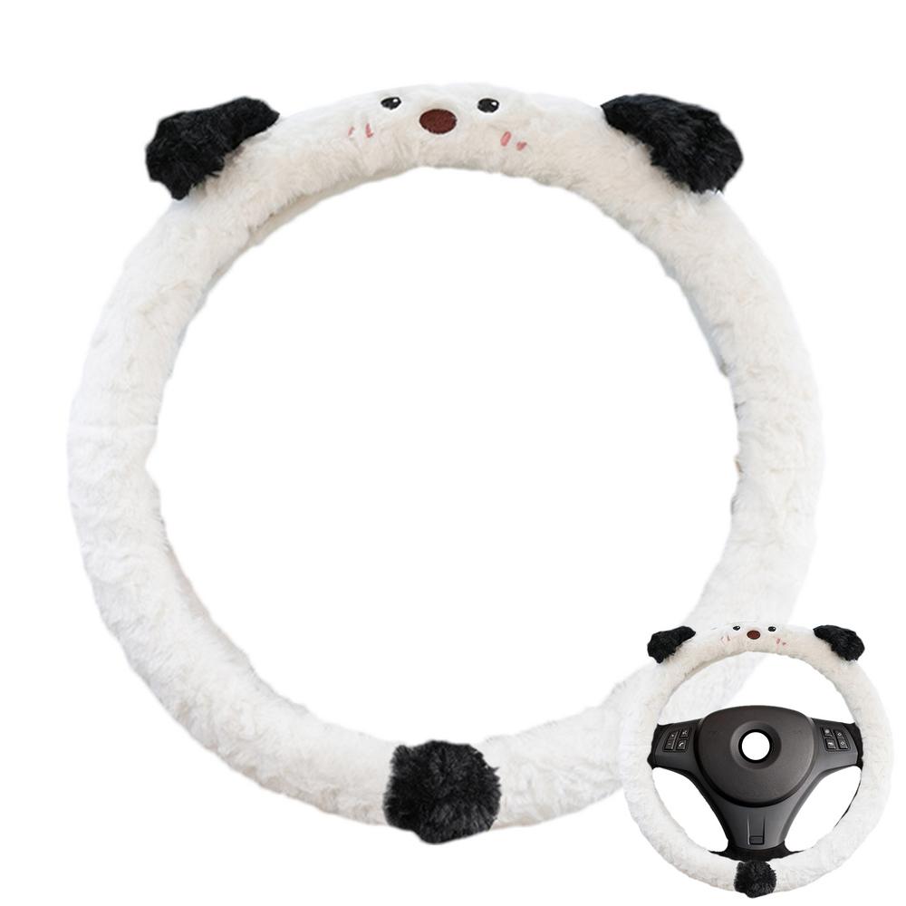 

Защитный чехол на руль автомобиля с рисунком из мультфильма Мягкий плюшевый чехол на руль с рисунком Защитный чехол на руль с рисунком из мультфильма Ручка автомобиля белый