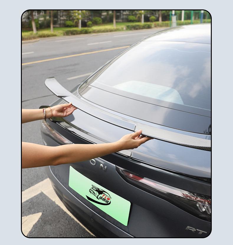 GAC Aion RT Rear Spoiler: Original Sports Wing, Easy Installation, No Drilling Needed.