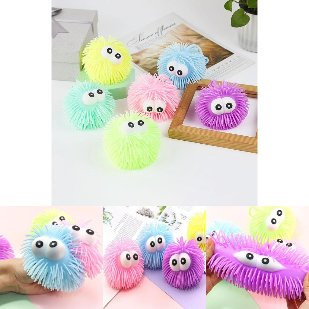 Bunte Alien Qualle Leuchtet LED Squeeze Spielzeug zum Stressabbau und für motorische Fähigkeiten