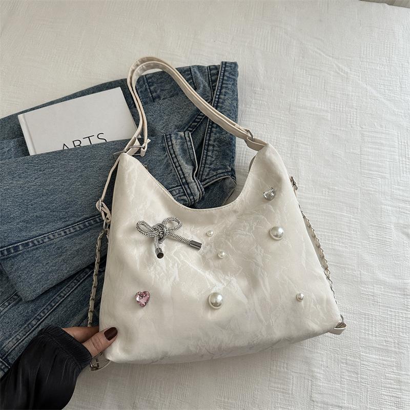 Large Capacity Bag Women 2025 New Beautiful Niche Design Commuter Casual Fashion Double Shoulder Crossbody Backpack