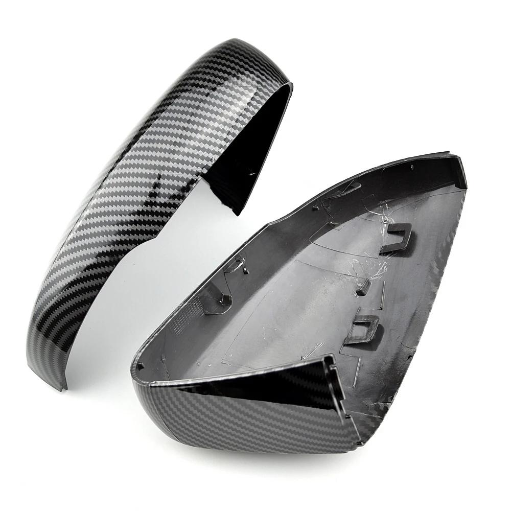 For VW Polo Mk5 6R 6C 2009-2017 ABS Car Rearview Side Mirror Cover Wing Cap Exterior Door Housing Shell Trim Replacement