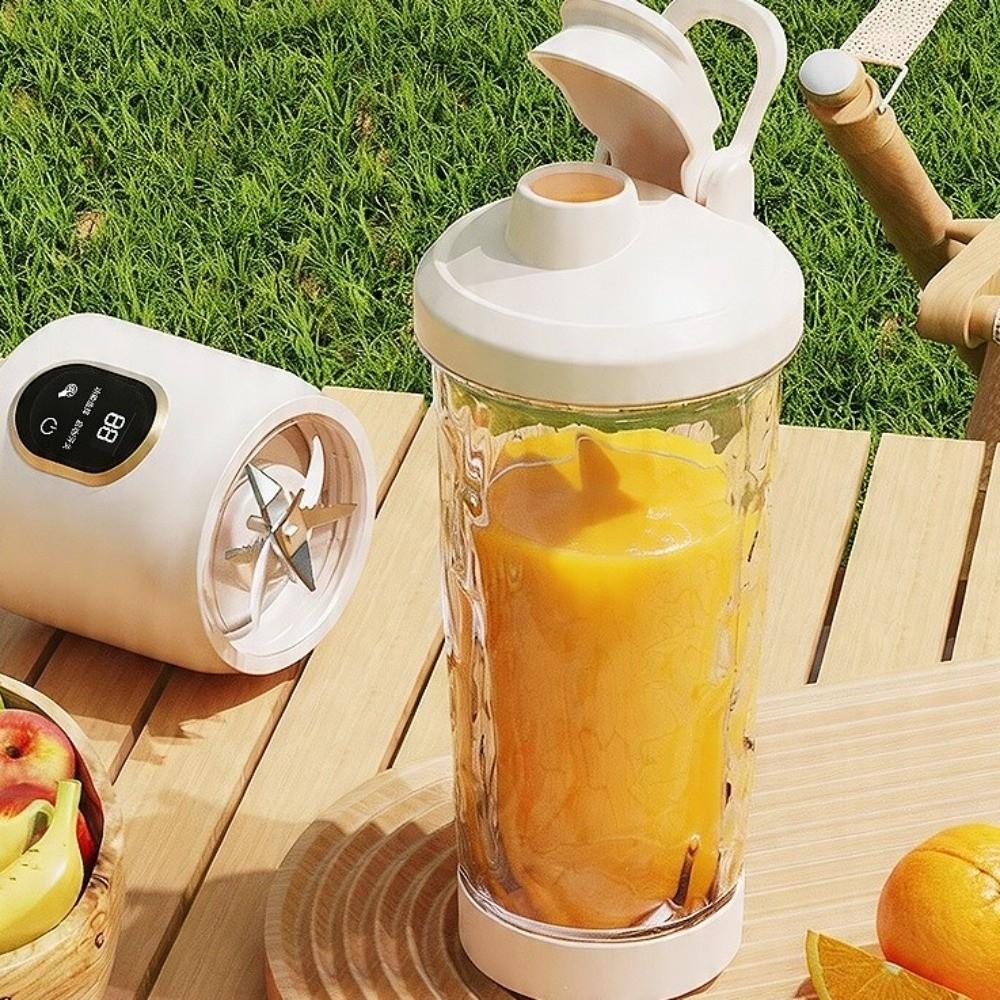 USB Rechargeable Fruit Blender Digital Display Juice Cup Blender Vegetable Drinks
