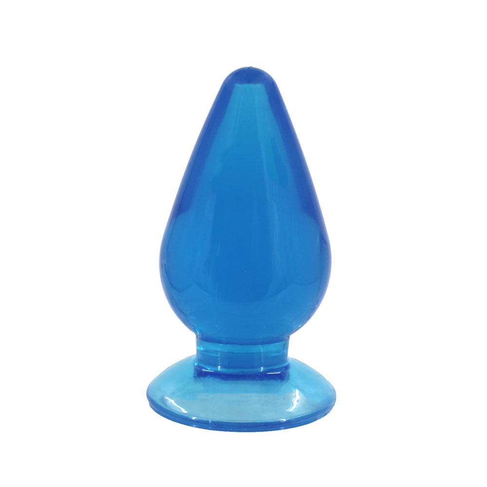 High-Transparency Odorless TPE Large Anal Plug for Male Use