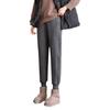 Women's Pure Cotton Plush Harem Sweatpants - Loose Cuffs, Slimming, Autumn/Winter 2024.