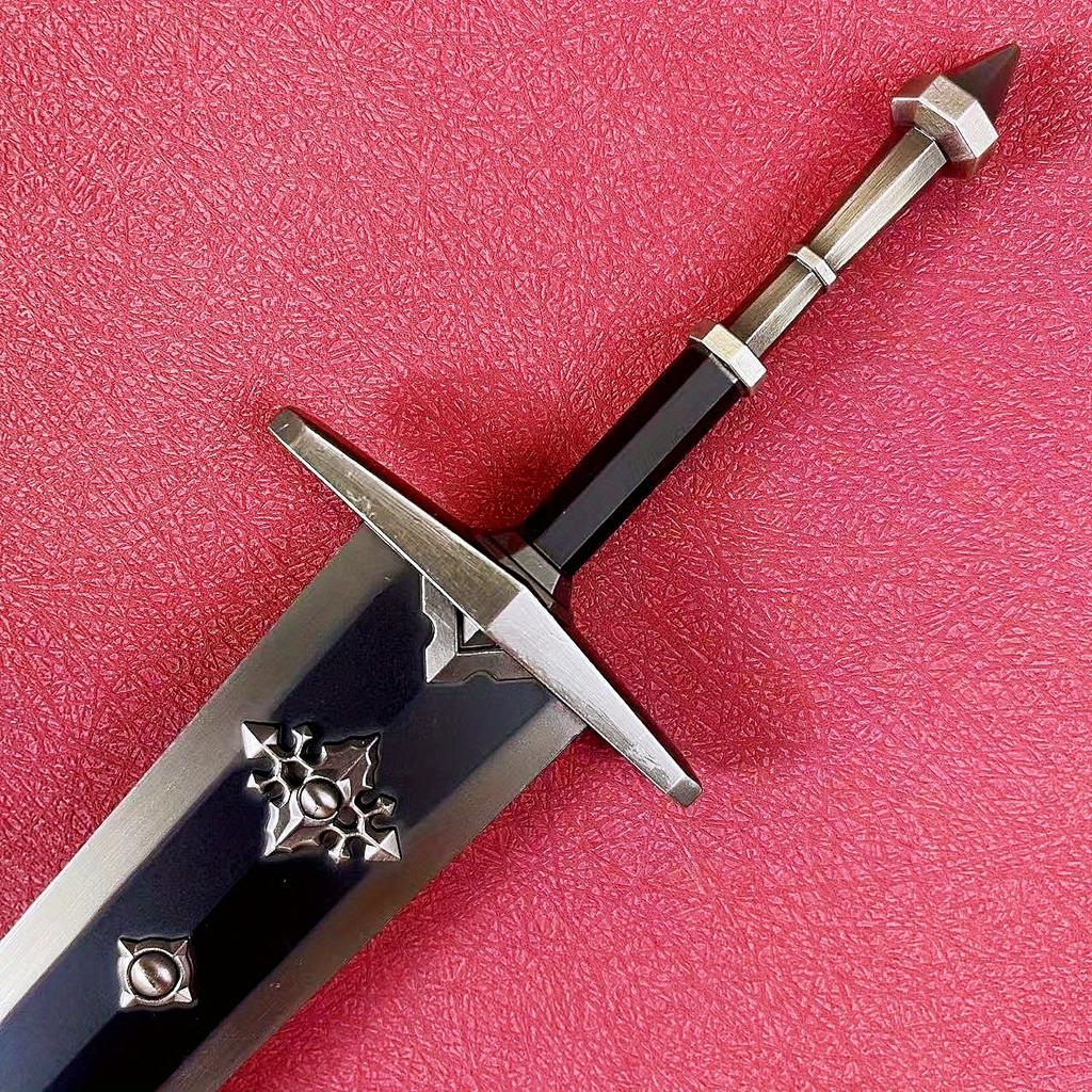 11.8inch 30cm Metal Elden Katana Blade Steel Iron Sword Anime Ninja Knife Real Size Japanese Katana Original Samurai Sabre Toy