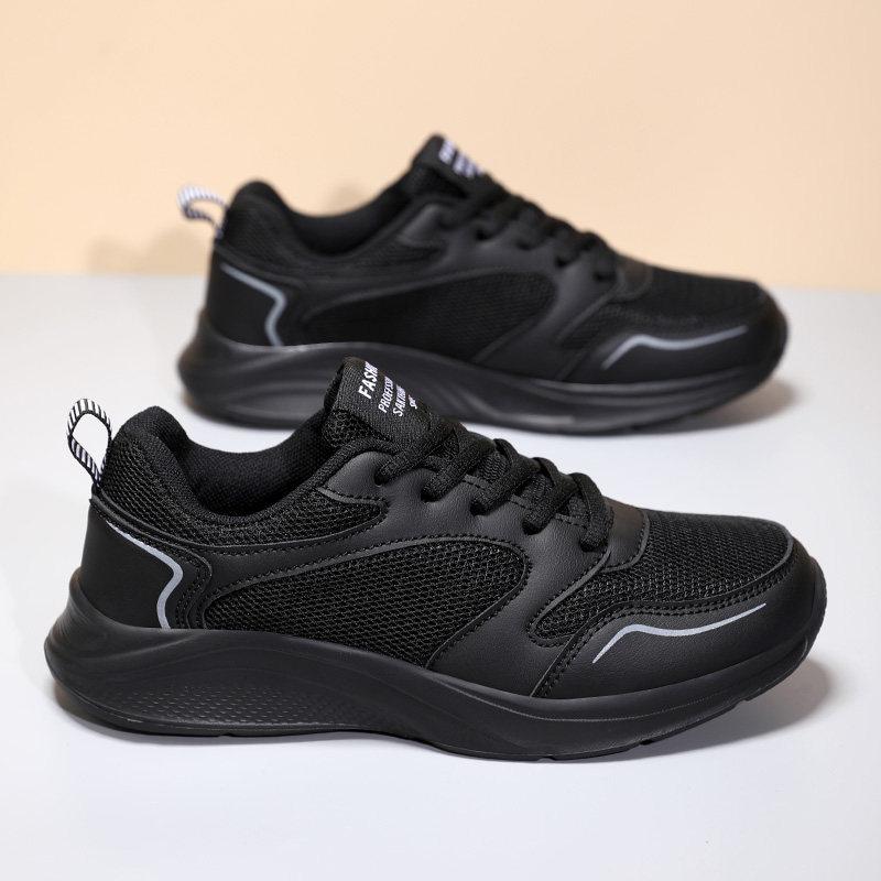 New Ultra-light Mesh Sneakers, Lightweight Soft-soled Mother Shoes, Spring and Autumn Morning Exercise Fitness Running Shoes
