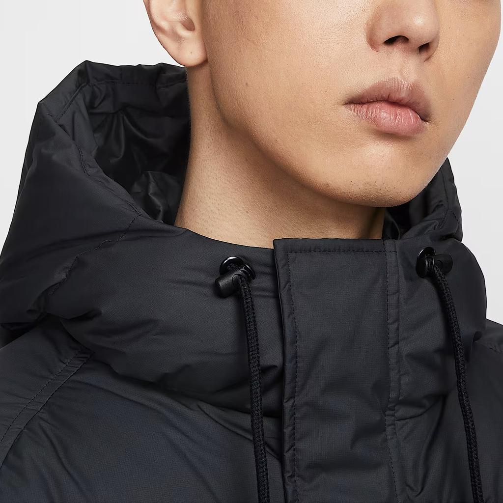 Nike Sportswear Club Therma-Fit Water-Resistant Duck Down Warm Hooded Long Sleeve Down Jacket Men Outerwear IB2974-010