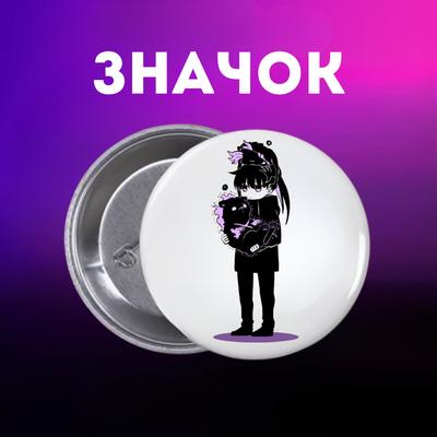 Badge Solo Leveling Level Up On a Pin for a Backpack 44 Mm 1 Pc