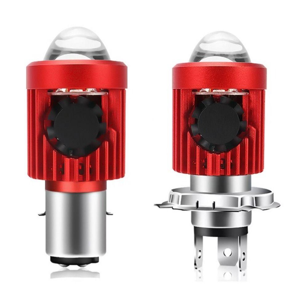 High Low Beam Motorcycle LED Headlight Bulb With Fan Dual Color DRL Beam Light  Motorcycle Lighting