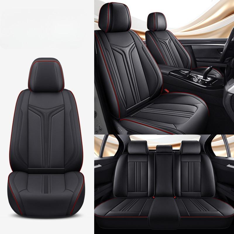 Five-seat Universal Car Seat Covers, Available In Multiple Colors, Easy To Install, Form-fitting Design, Suitable for Sedans, SUVs