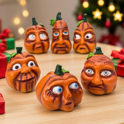 Grenzüberschreitende Halloween Kürbis Außendekorationen für den Hof - Lustige Kürbiskopf Partyornamente