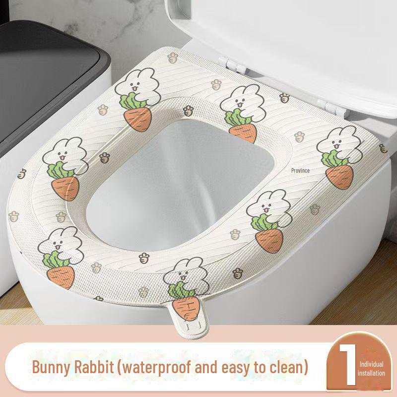 Waterproof Travel Toilet Mat - Four Seasons, Thick, Universal, Winter Warm Cover Stickers