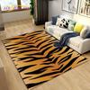 3D Stripe Tiger Print Pattern Area Rug Large,Carpet Rug for Living Room Bedroom Kitchen Doormat Decoration, Non-slip Floor Mat
