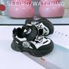 Autumn and Winter New Fashion Children's Shoes Fleece Thermal Casual Shoes Girl Flashing Light Classmate