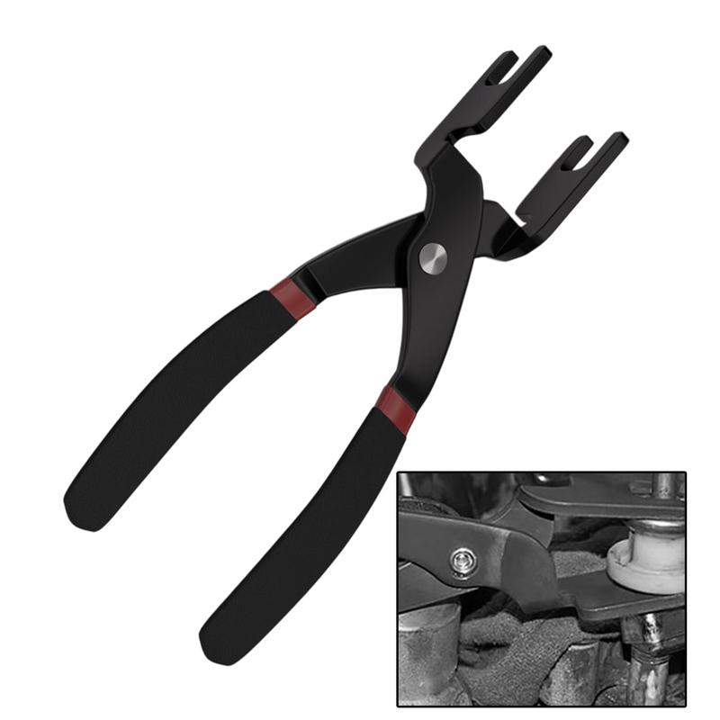 

Fuel Line Connector Snap Off Tool with Secure Locking and Three Step Separation Process for Easy Use on Air Pipes