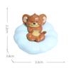 PVC Sleeping Tom and Jerry Car Ornament, Sweet Sleep Dolls for Car Interior Decoration, Cute Cartoon Dashboard Figurine