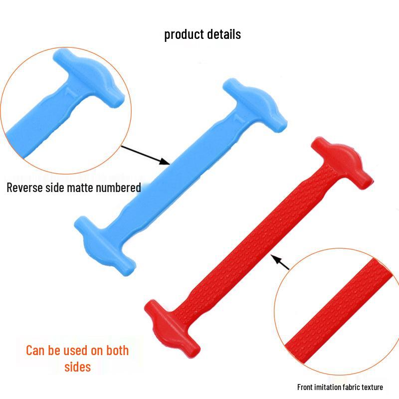 Versatile No-Tie Elastic Silicone Shoelace Buckle