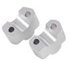 YIBO 30mm Handlebar Riser Mount Clamp for G310R G310GS G 310R 310GS 2017 2018 2019 Motorcycle Elevador De Manillar (Silver)