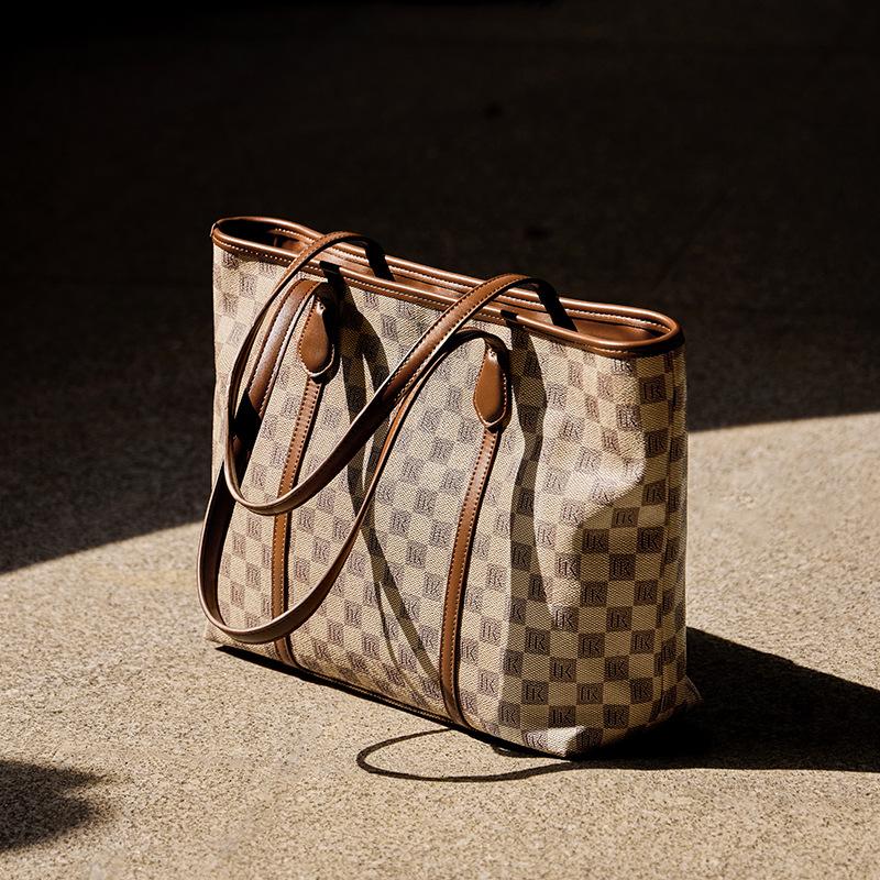 Mrs. Qiao Bag Women 2025 Large Capacity Tote Bag Women's Shoulder Bag Office Commute Bag Monogram Women's Bag