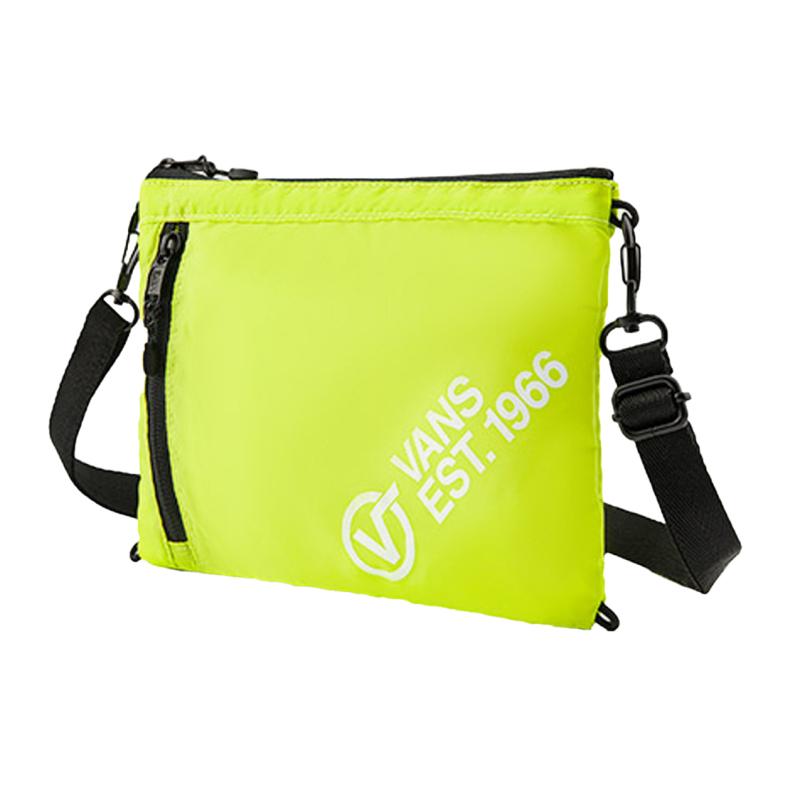 Vans Polyester Crossbody Bag Shoulder Bag Regular Unisex Neon Green Vans VN0A4BP3ZUD
