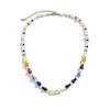 Ingemark Boho Imitation Perlen Choker Halskette für Herren Vintage Einfach Gemischte Farbe Perlen Hals Accessoires 2026 Neuer Partner Schmuck