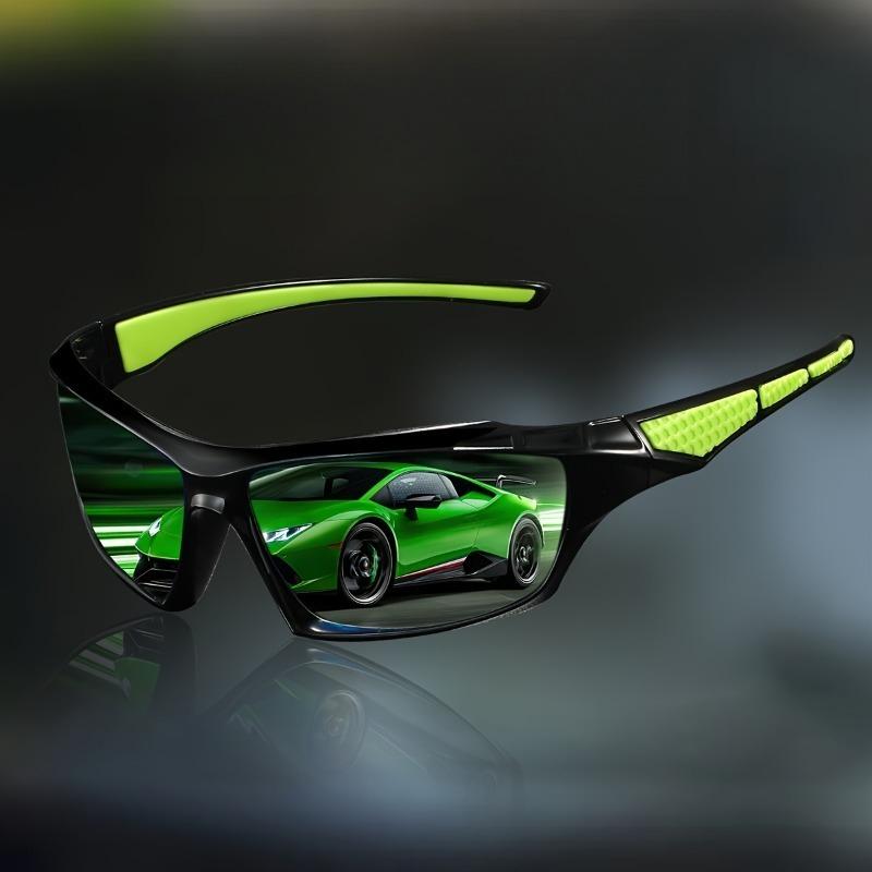 3PCS Men's Sports Sunglasses Cycling Goggles Night Vision Driving Sunglasses UV Resistant and Colorful Sports Goggles