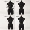 Fashion Women Pu Leather Hollow Cage Bra Gothic Body Chest Harness Belt Adult Punk Chest Bra Harness.