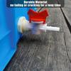 2Pcs Rabbit Watering Bucket Connector Kit Bulkhead Fitting Barb Ball Valve Mesh Washer Drinking System Connector for 5/16" ID Hose Connector