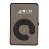 Back Clip Player Portable Lightweight Mini MP3 Music Player with Memory Card Slot for Daily School Black