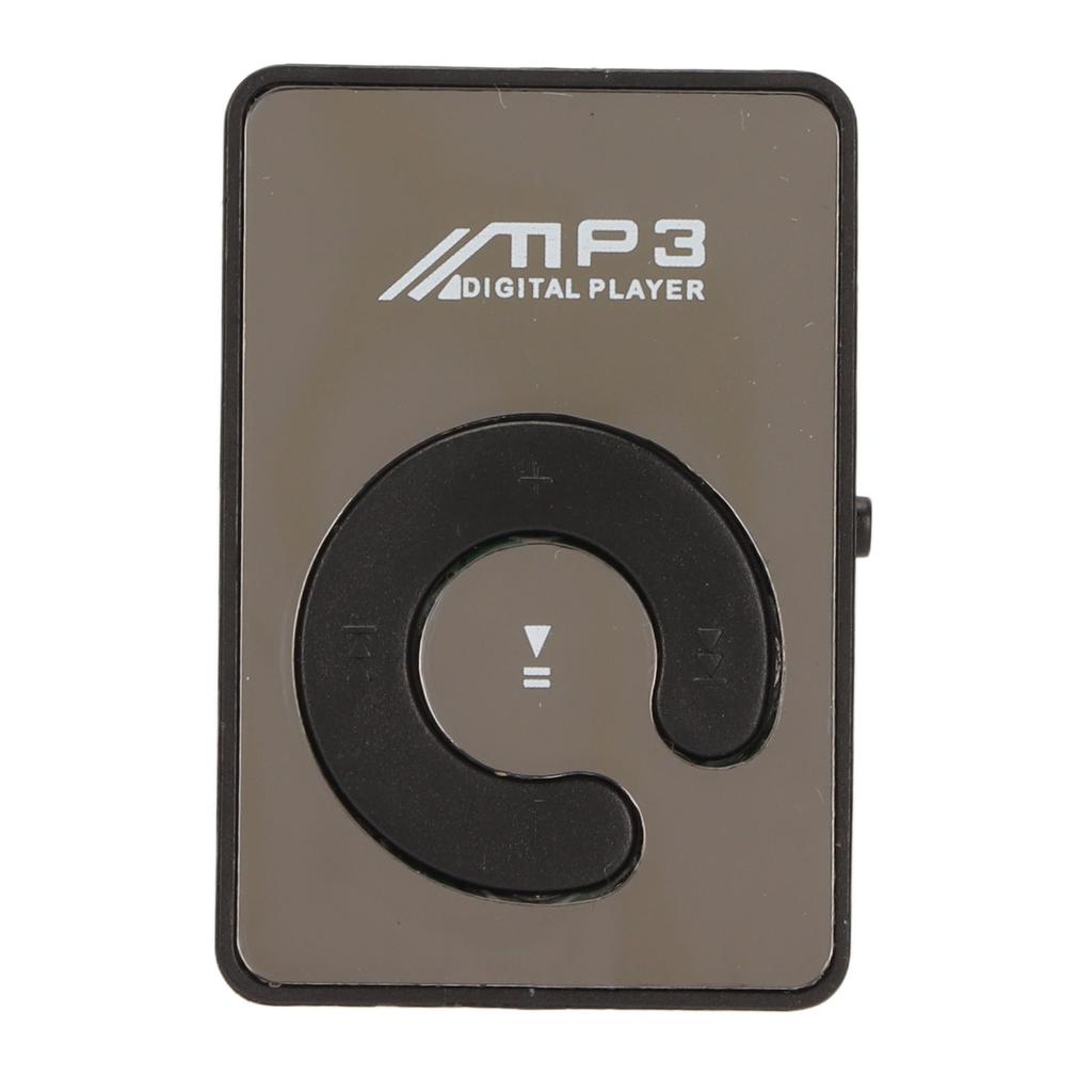 Back Clip Player Portable Lightweight Mini MP3 Music Player with Memory Card Slot for Daily School Black