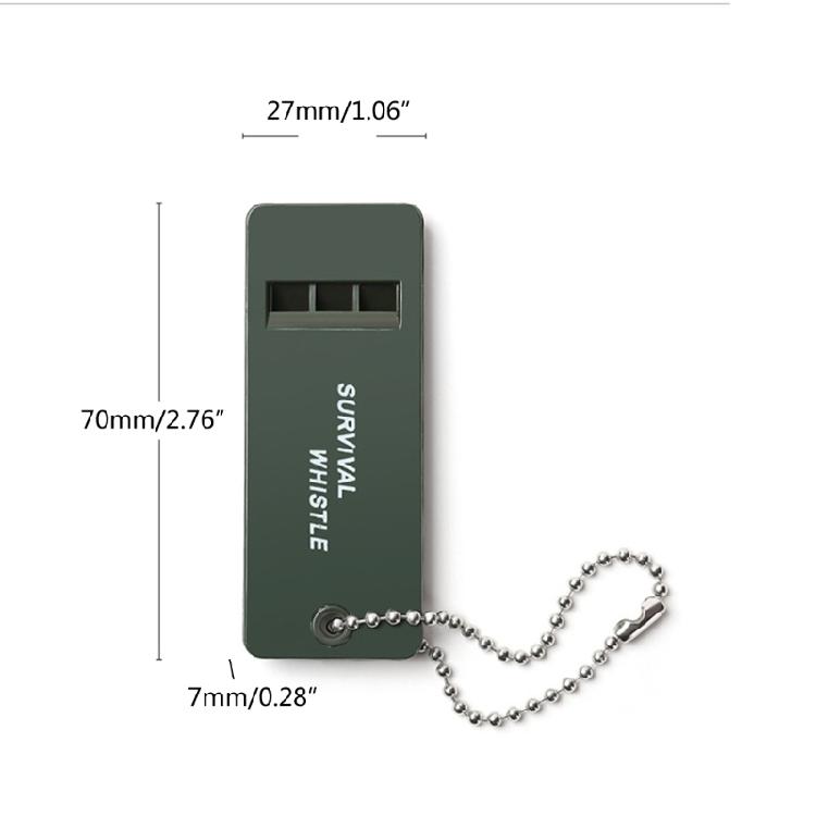 High Decibel Survival Whistle Portable Keychain Emergency Survival Whistle
