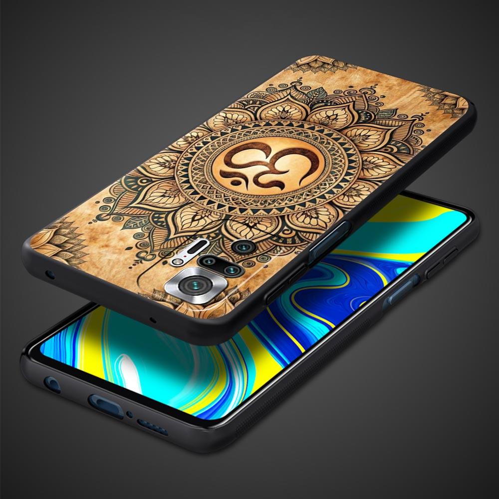Indian Pattern Mandala Phone Case Cover for Redmi 14C 10C Note 15 14 13 12 10 11 K40 Pro Plus 5G Shockproof Soft TPU Shell Bags