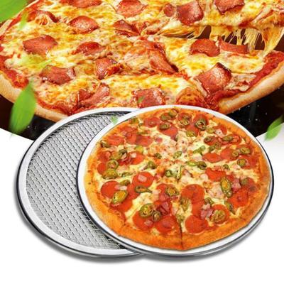 Användbar Pizza Bakplåt i flera storlekar Värmebeständig Ventilera