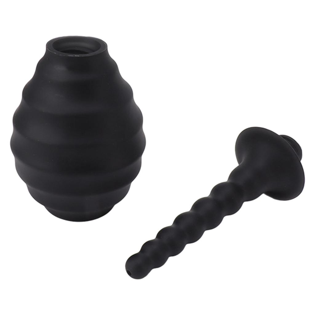 Einlauf-Dusche-Birnen-Set Wiederverwendbar Geruchlos Einfach zu Benutzen Weiche Silikon-Dusche Einlauf-Birnen-Werkzeug für Männer