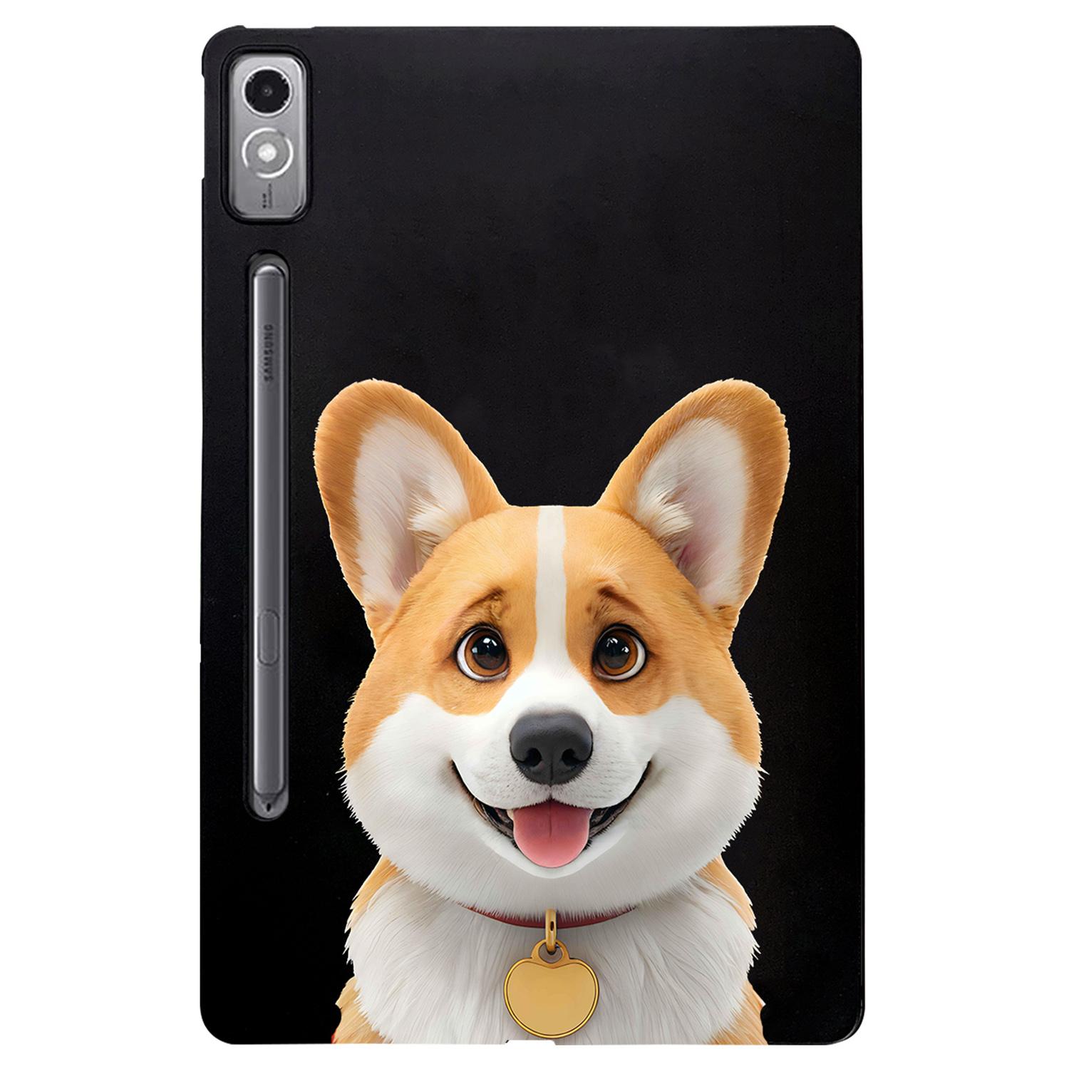 

Захисний чохол для планшета Lenovo Tab P12 з візерунком, що друкує тонкий ТПУ Corgi