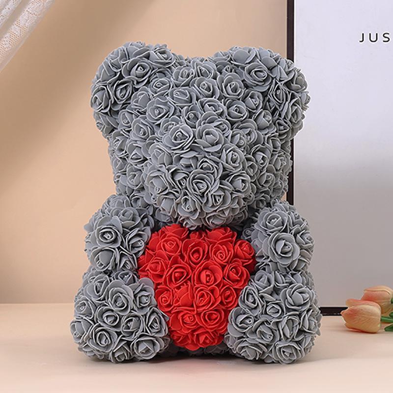Rose Bear: Preserved Flower Gift for Girlfriend - Perfect for Birthdays, Valentine's, and Proposals