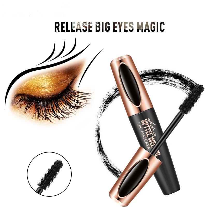 Membrane Force Plump 4D Mascara Silicone Brush Head Encryption Lengthened Curl Waterproof Non-Smudging Source