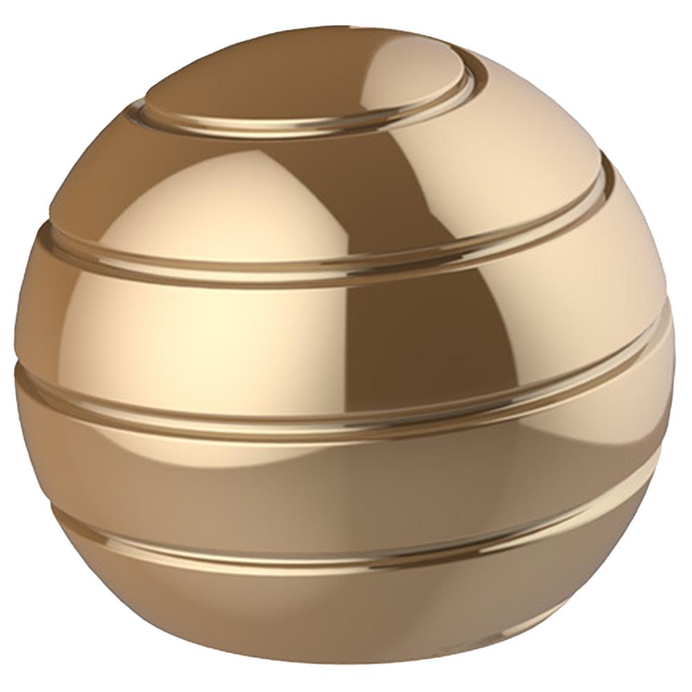 Kinetic Desk Spinning Toy Stress Relief Desktop Gyroscope Toy Aluminum Alloy Fidget Spinner Ball Decor Toy Gift for Kids Adults