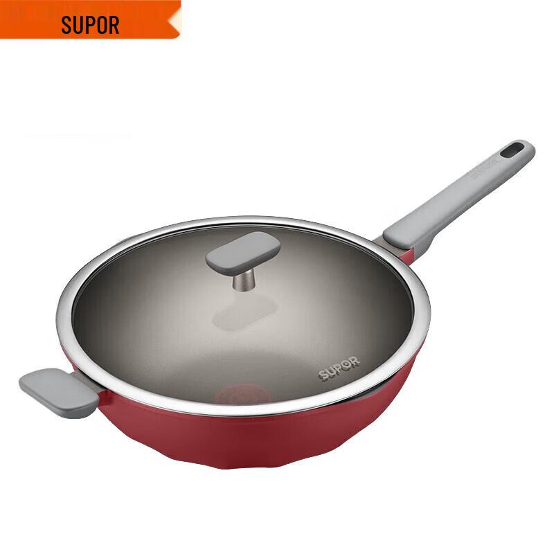 Supor Crystal Cast Titanium Non-stick Wok