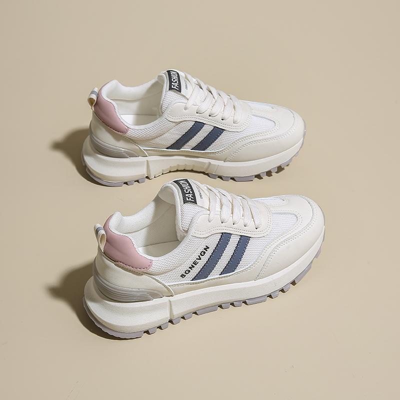 

CRLAYDK Designer Women s Sneakers Mesh Breathable Walking Shoes Summer Fashion Casual Sports Ladies Platform Lace Up Tennis 35