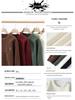 Men's Autumn-Winter Velvet Sweater: Thick Knit Base Layer for Teens