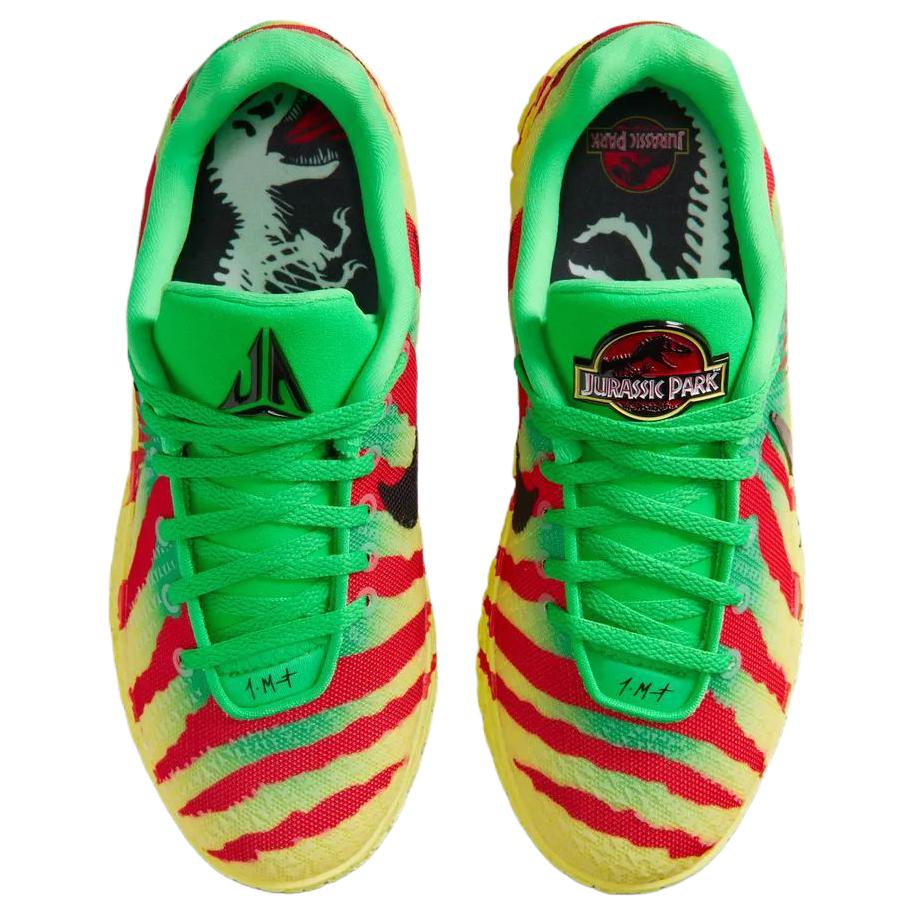 Jurassic Park X Nike Ja 3 EP Green Spark Men Sneakers Black-University-Red-Dynamic-Yellow IU7239-300