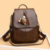 Vintage PU Rucksack Damen Pendler Große Kapazität Reise Rucksack Multifunktionale Umhängetasche