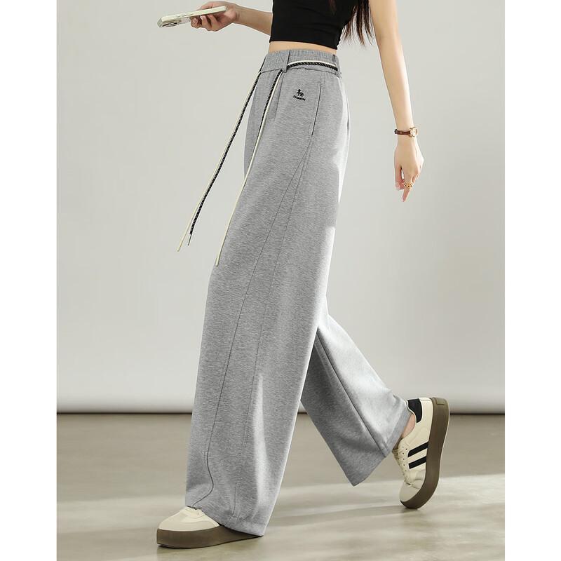 TERRE BLEUE Women's Casual Loose Straight Leg Sweatpants