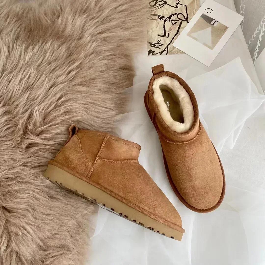 

Модная женская обувь плюс теплая подкладка женские зимние ботинки элегантные на низком каблуке слипоны новинка демисезон весна осень плюшевые распродажа горячие 40