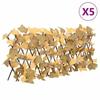 VidaXL Expandable Artificial Maple Leaf Trellis 5 Pcs, Fence Screen, Privacy Screen, Decoration of 366593