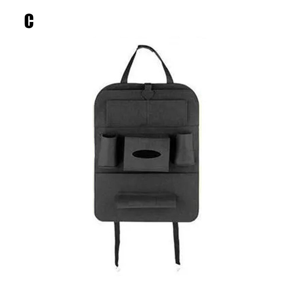 Car Seat Backrest Storage Bag Multi-Pocket Car Trunk Organizer Hanging Back Seat Storage Bag Storage Pocket Car Accessories. Gray