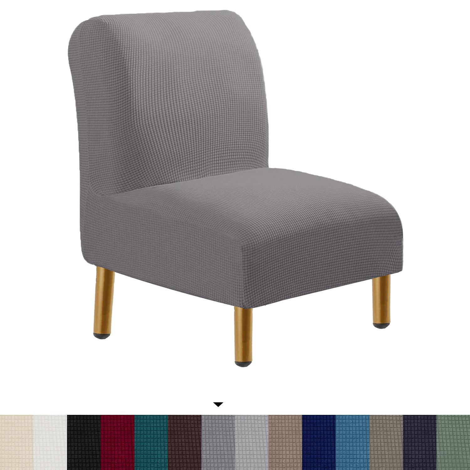 

Чехол на стул без подлокотников, эластичный чехол на стул без подлокотников, чехлы на стулья без подлокотников из спандекса, чехлы на стулья с подлокотниками для гостиной, спальни L50-60cm(19.5-23.5 )