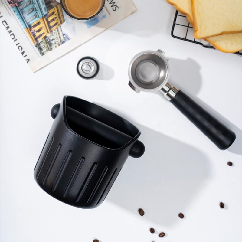 Convenient Coffee Dregs Bins  Multipurpose Antislip Coffee Grounds Bins  Durable ABS Coffee Waste Container for Home Bar