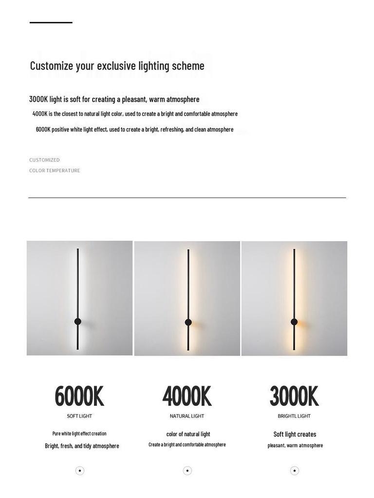 Modern Nordic Minimalist Wall Lamp - Luxury Bedroom & Living Room Fixture